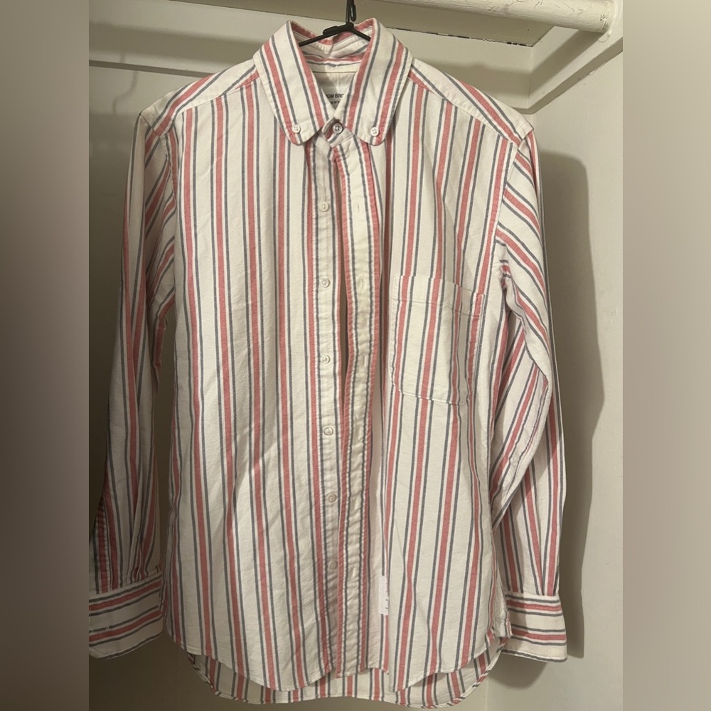 Thom Brown XS striped button down shirt